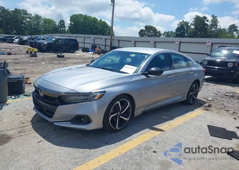 2021 Honda Accord Sport z USA, uszkodzony, nr VIN 1HGCV1F34MA065537